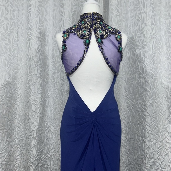 PURPLE SHERI HILL PROM DRESS - Picture 10 of 16